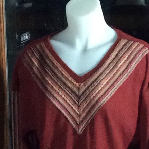 Casual Express Women’s Orange Long Sleeve Top M - Picture 3 of 6